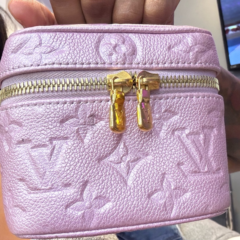 Louis Vuitton Monogram Micro Vanity Bag In Pink